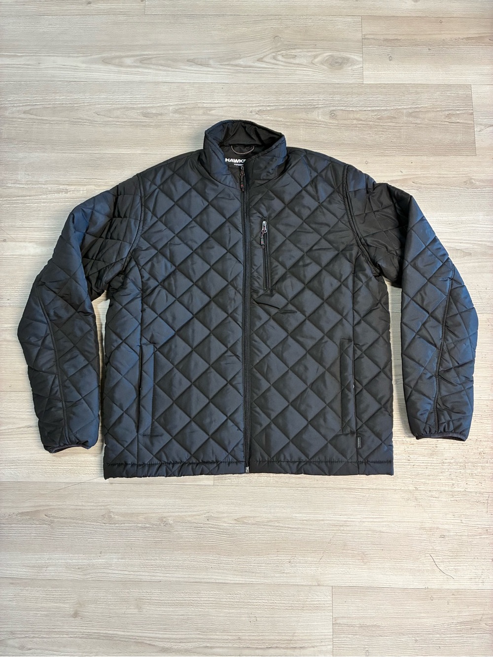 Men’s Quilted Black Jacket